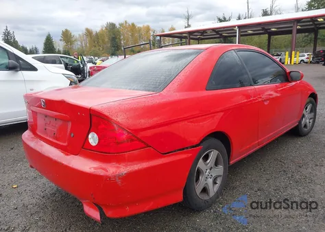 2005 Honda Civic Ex из США, поврежденный, VIN 1HGEM22925L004057